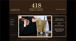 Desktop Screenshot of 418publichouse.com
